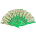 Wholesale Customized Retro Folding Fans Plastic Dance Performance Folding Fans Factory Direct Sales