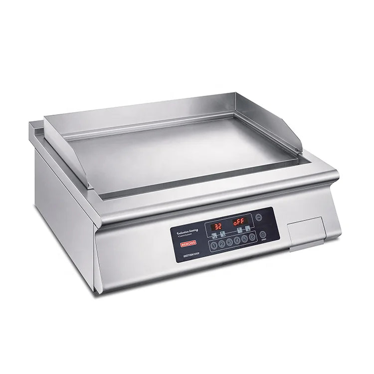 Commercial High-Power Induction Flat Top Grill Countertop Electric Induction Griddle for Restaurants Hotels Catering