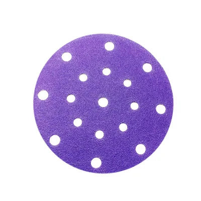 Ceramic  Multi-Holes Sanding  Disc Purple Sanding Paper
