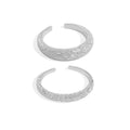 WMJT542-543 Classic Sand Texture Sterling Silver 925 Silver Wedding Band Comfort Fit Women or Man Ring Sand Blasted Finish