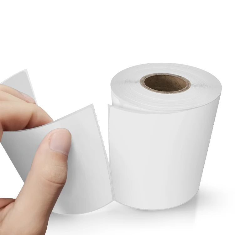 4 X 6 Adhesive Waterproof Roll Stickers Fanfold 2000 Labels Per Stack Direct Thermal Shipping Labels