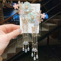 2 Pcs/Set New Children Cute Flower Ornament Hair Clips  Girls Lovely Barrettes Chinese Antique Hairpins Kids Hair Accessories