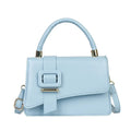 Women Office Lady Buckle Single Shoulder Bags PU Leather Korean Textured Small Handbag New Fashion Strap Girls Casual Bag