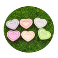 Wholesale Popular Heart Star Two Shapes Sweet Candy Bead Chocolate Charm Scrapbook Embellishment DIY