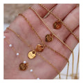 18K Gold Angel Number Necklace Engraved 111-999 Lucky Number Heart Pendant Necklace Christmas Gift for Her
