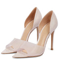 Gorgeous Pointed Toe  D'orsay Open Toe Clear Transparent High Heel Sandals Summer Lady Sandals