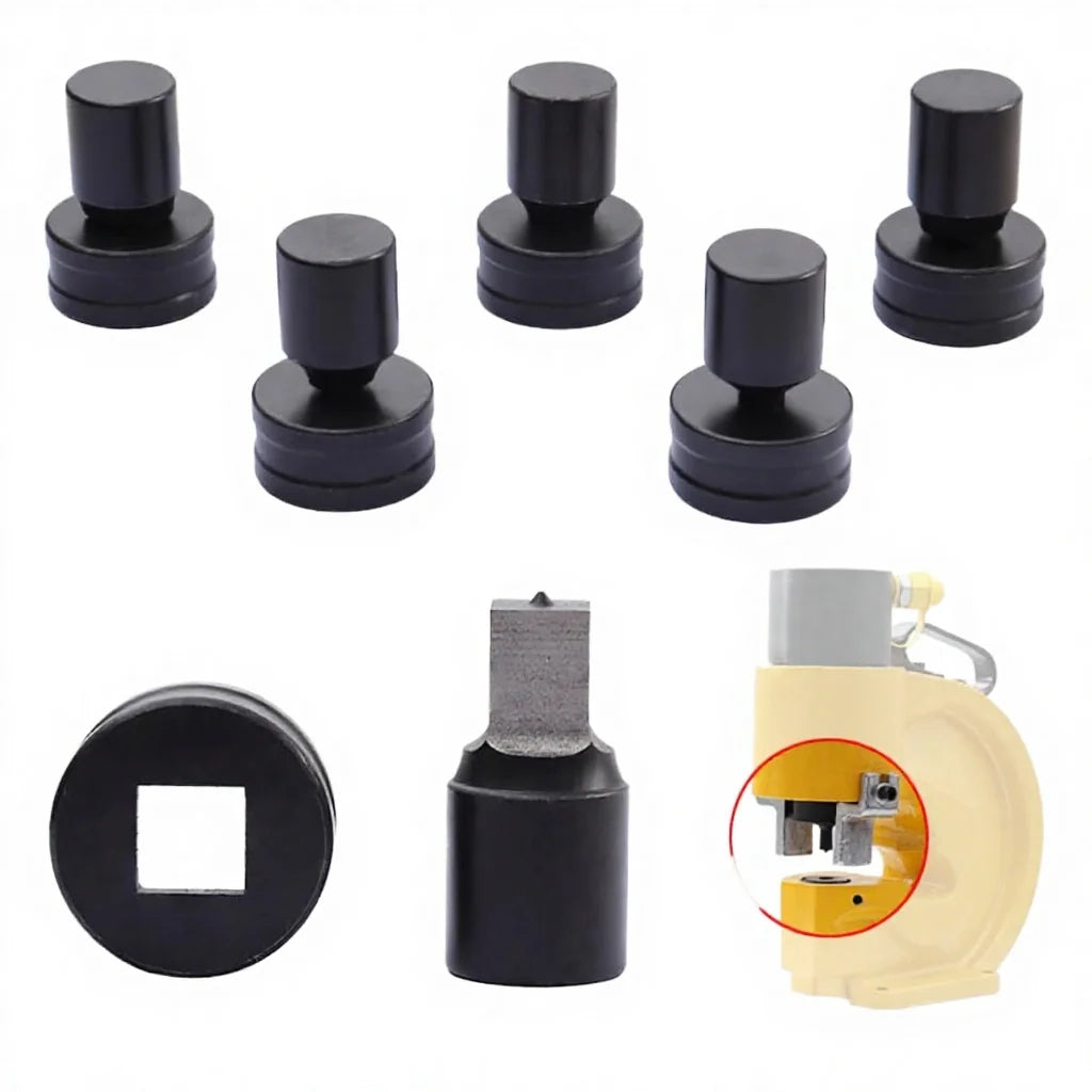 Customized Factory Price CH-70 Hydraulic Puncher Machine Polished Square Slotted Hole Punching Die Stainless Steel Copper Plate