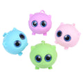 KEHUI Pet Design Eco-Friendly Novelty TPR Cat  Puffer Balls with Big Plastic Eye Creative  Toys Cartoon