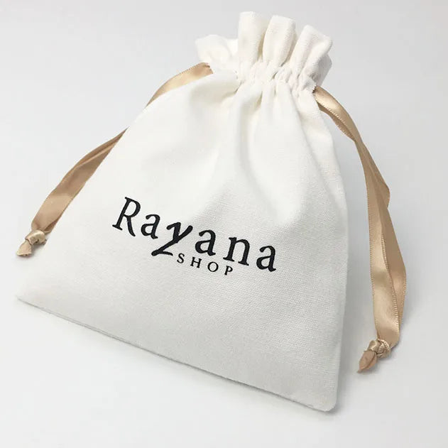 Cotton Drawstring Bags White Organic Cotton Bags Recyclable with Logo Custom Cotton Muslin Drawstring Bags