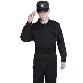 Wholesale Outdoor Breathable Black Trekking Security Guard Training Tactical Uniforms Sets