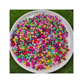 Hot Sale 4/6/8MM Mini Sizes Plastic Pearl Craft Beads No Holes for Crafts Vase Fillers Scrapbooking Hair Accessories Decorations