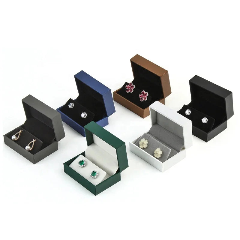 Factory Outlet Custom Logo Jewelry Packaging Box Luxury Cardboard Magnetic Durable Ring Box Earrings Packaging Box