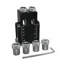 Black Angle Adjustable Woodworking Inclined Hole Positioner Board Connection Installation Tool