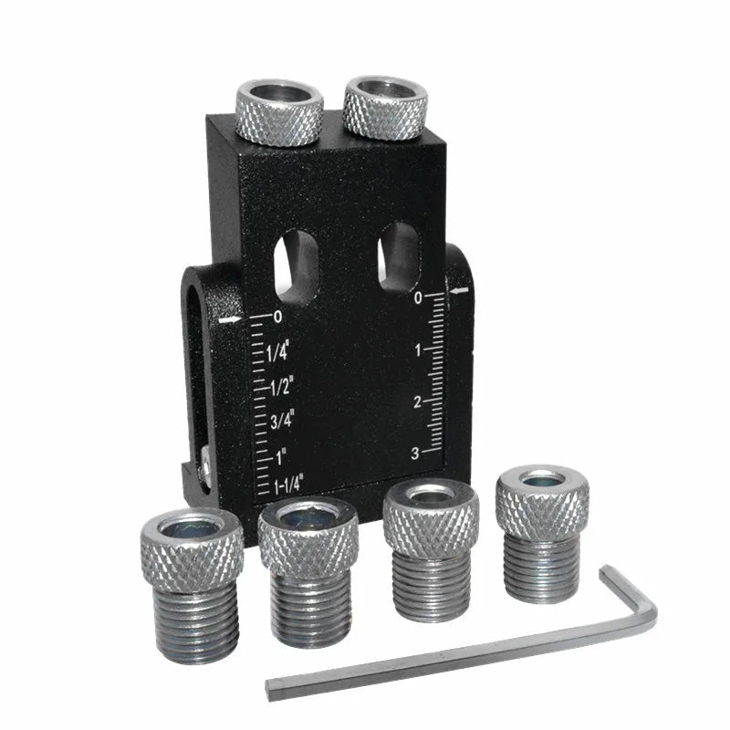 Black Angle Adjustable Woodworking Inclined Hole Positioner Board Connection Installation Tool