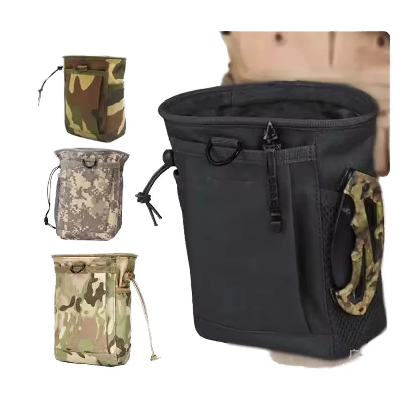 Tactical Molle Drawstring Pouch Magazines Adjustable Utility Belt Fanny Hip Bag Emergency First Aid Kit Bag Hunting Accessories