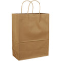 Wholesale Custom Kraft Gift Bags with Offset Gravure Printing Luxury Kraft Paper Bags with Handle for Shopping