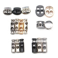 Wholesale  Alloy Rope Lock Catch Black Silver Golden Metal Stopper Buckle Spring Cord Lock Stopper for Swimwear Bikini Garment