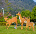 Custom Sculpture Resin Fiberglass Sika Deer/safari Jungle Animal Sculpture/life Animal Sculpture Garden Statues Sculpture