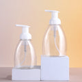 Hot Sales 250ml 350ml PET Mousse Foaming Pump Empty Plastic Facial Cleaning Bottles Cosmetics Creams Water Packaging