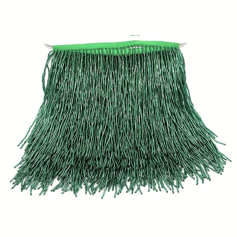 Factory Direct Wholesale Tassel Fringe Decorative Tassel Fringe Trims Tassel Fringed Latin Dance Dresses