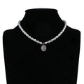 Zhuji 2025 Design White Shell Pendant Rice Pearl Necklace Hot Sale Women's Gift