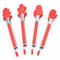 Hot Kitchen Utensil Christmas Items Food Clip Santa Snowman Christmas Tree Silicone Food Tong