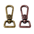 Wholesale Antique Snap Hooks Hardware Zinc Alloy Bags Swivel Lobster Clasps Dog Leash Buckle for Keychains