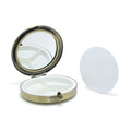 DIY Sublimation Pill Container Case Organizer Portable 70mm Makeup Mirror Pocket Medicine Capsule Storage Sublimation Metal Box