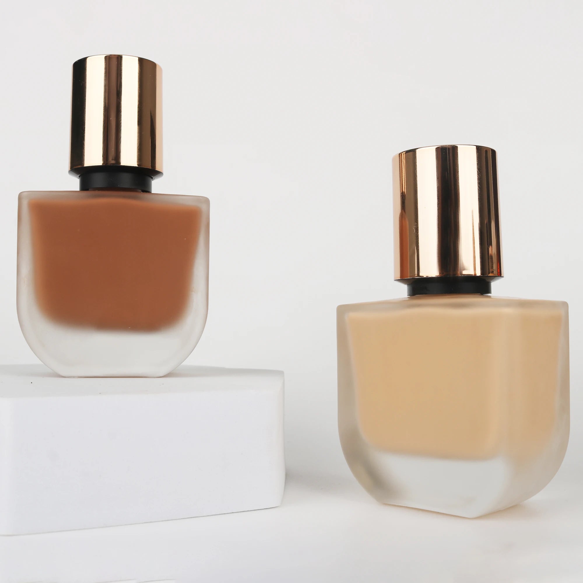 Waterproof Full Coverage Liquid Foundation Vegan Private Label Makeup Base Custom Logo Face Cosmetics