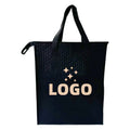 Customizable 20L Insulated Lunch Cooler Bag Foldable Thermal Nonwoven Printed Zipper for Grocery Shopping Travel Packing Hand