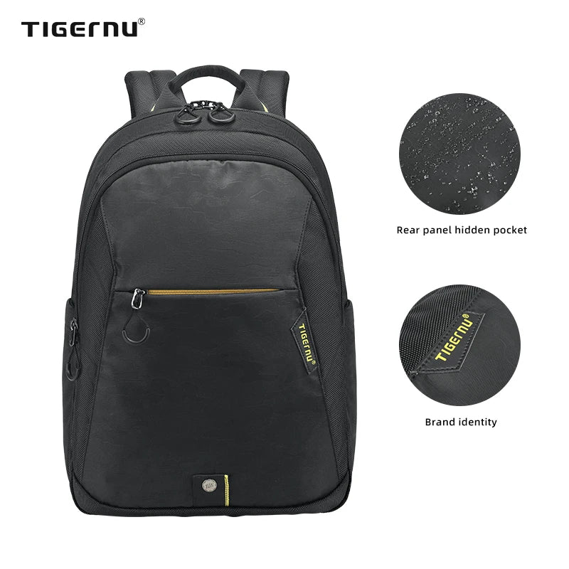 Tigernu T-B9019 15.6 Inch Waterproof Softback Mountain Bag Casual Travel Backpack With Zipper Lock
