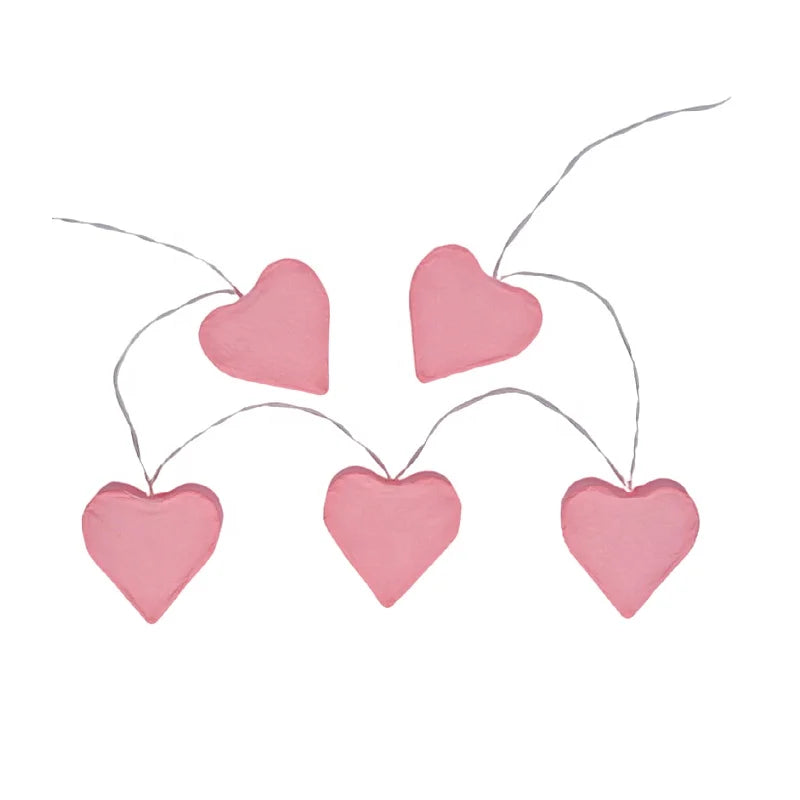 The Factory Price 2024 Valentine's Day Heart Shape Decoration Christmas Lights  Holiday Light 3m 20 Led Battery String Lights