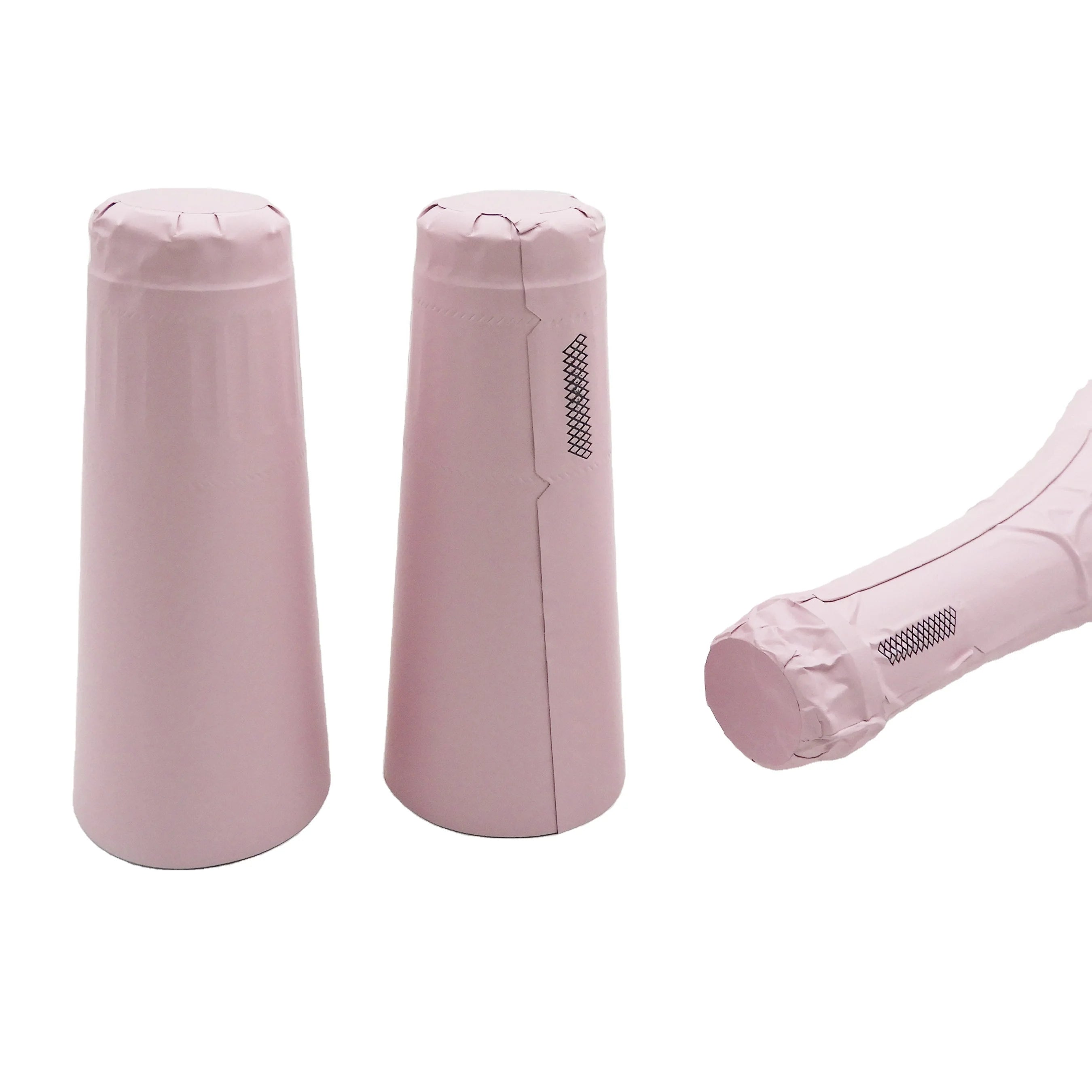 Wholesale Sale34*120 champagne Bottlewine Capsule Aluminum Foil CapCompetitive Price Aluminum Capsule