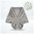 Wholesale Fashionable Faux Fur Stole Bridal Winter Fur Wraps and Shawls Wedding Faux Mink Shrug for Bridesmaids Homecomung