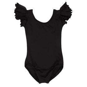 High Quality Closed Crotch Flutter Sleeve Ballet Dance Leotard Toddlar pink Blank Gymnastic Leotard for Girls