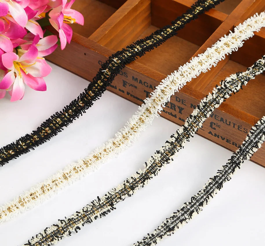 Wholesale Small Fragrant Wind Row Mustard Fringe Lace DIY Clothing Home Textile Crafts Accessories Webbing Ribbon