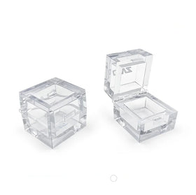 3G+3G Cream Shell Lipstick Tube Two-Color Transparent Square Box Packaging New Little Ice Blush Eye Shadow Highlights Skin Care
