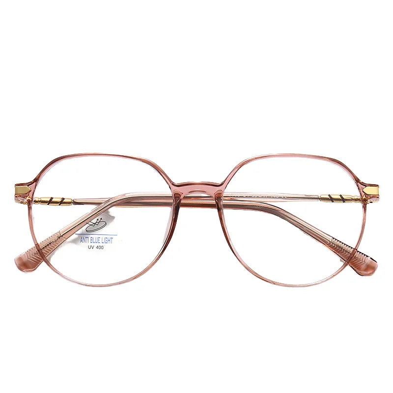 Trendy Anti Blue Light Eyewear for Women TR90 Frame Spectacle Glasses