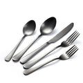 Factory Direct Selling 410 Stainless Steel Black 1010  Flatware Cuttlery Set Gift Box Material Metal Occasion Wedding