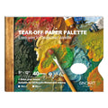 SINOART Tear-Off Paint Mixing Palette: 9x12'' Disposable Paper Pad with 40 Sheets of 58g/m2 for Paintings and Art Projects