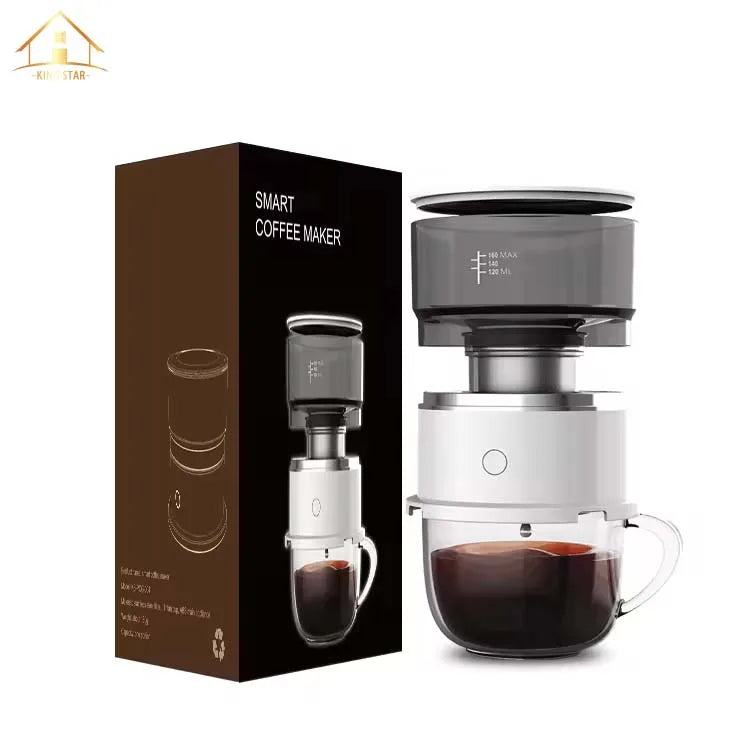 The Electric Espresso Coffee Machine Can Be Brewed and the Filter Is Suitable for Camping to Enjoy a Slow Life