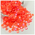 Free Sample Luminous Neon Color Glass Flatback Rhinestones SS6-SS30 3D Charm Gems DIY Manicure Nail Art Decorations