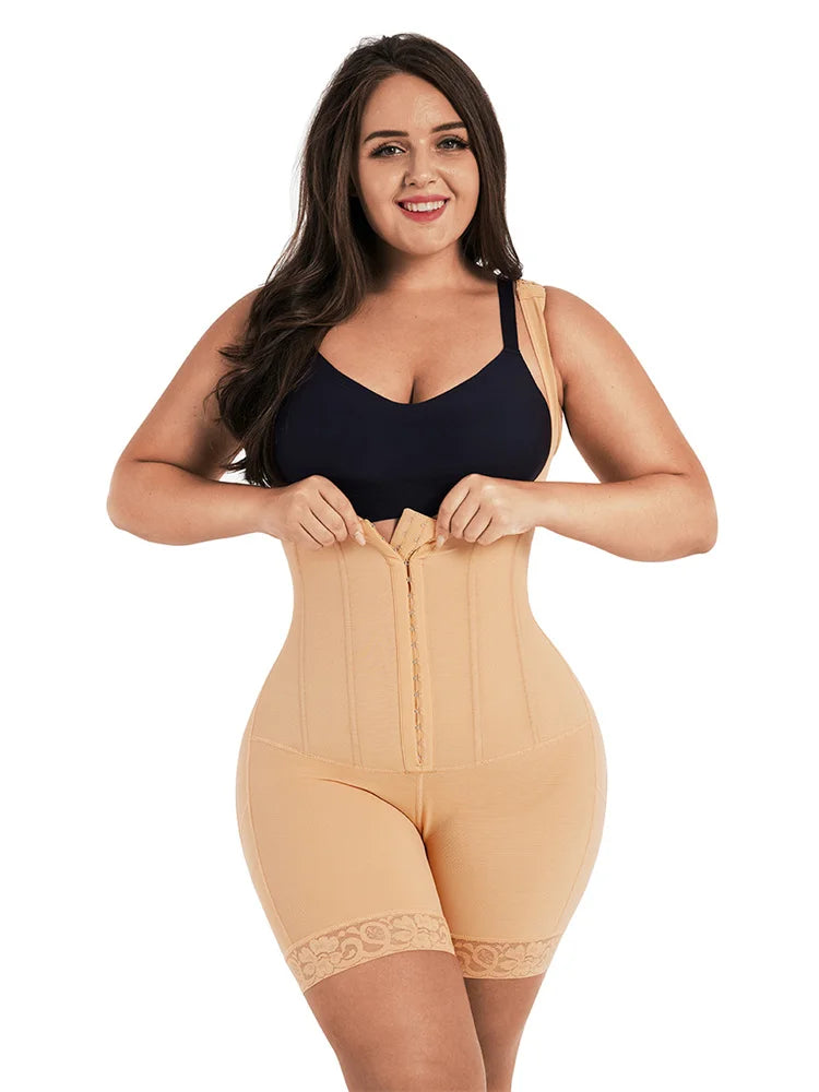 New Design Corset Seteel Boned Best Body Shaper Enhancer Butt Lifter Seamless Bodysuit Shapewear