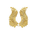 Diy Traditional Clothes Decorative Iron-on Patch Sticker Geometric Cloud Ethnic Dress Gold Silver Yarn Embroidery Applique Patch