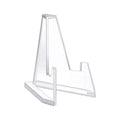 Trading Cards Plastic Stands Mini Clear Plastic Easel Stands Card Stands for Display Coin Display Easel