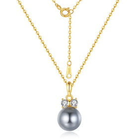 Rainbowking Pearl Necklace Female Single Pendant Sweater Chain Fashion Accessories Collarbone Chain Jewelry Gift Niche Premium