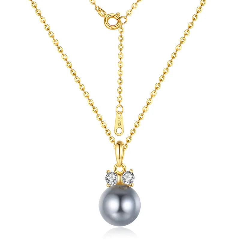Rainbowking Pearl Necklace Female Single Pendant Sweater Chain Fashion Accessories Collarbone Chain Jewelry Gift Niche Premium