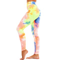 YWKL-9615 High Waist Pants Breathable Hip Lifting Fitness Yoga Underpants Thin Tie Dye Tight Yoga Pants Customize logo Legging