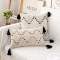 Luxury Handmade Vintage African Mud Cloth Pillow Cover Geometric Pattern Farmhouse Boho Home Decorative Throw Cushion for Hotels