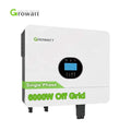 Growatt Factory Direct Sell Price 48V 6000W 12Kw Single 3 Phase Best Hybrid Solar Inverters in Nigeria Germany Europe